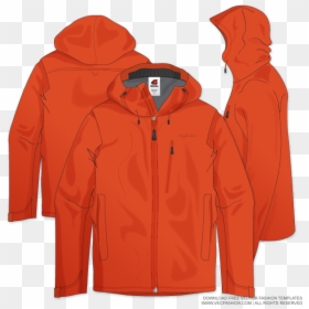 Vector Template Jacket, HD Png Download - jacket template png
