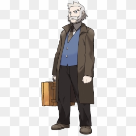 Pokemon Professor Rowan, HD Png Download - profesor png