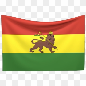 Ethiopia Flag, HD Png Download - franja roja png
