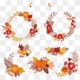 Fall Wall Decor Printable, HD Png Download - autumn wreath png