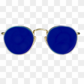 Sunglass Png, Picsart Sunglass Png, Png Glass, Round - Glasses Png By Sr Editing Zone, Transparent Png - blue glass png