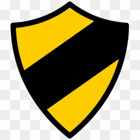 Emblem Icon Yellow Black Emblem - Black And Yellow Shield Logo, HD Png Download - shield png icon