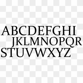 Example Of Roman Letters, HD Png Download - alphabet png images
