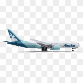 Boeing 777, HD Png Download - alaska airlines png