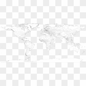 38, July 26, - World Map Blank No Borders, HD Png Download - world map with borders png
