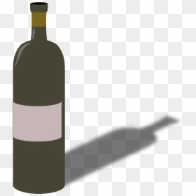 Wine Bottle And Glass Png - Png Icon Bottle Wine, Transparent Png - bottle popping png