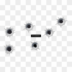 Bullet Shot Hole Holes - Clip Art Bullet Hole, HD Png Download - bulletholes png