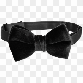 Velvet Bow Tie - Headband, HD Png Download - bowtie.png