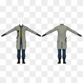 Fallout 3 Vault Lab Uniform, HD Png Download - scientist in lab coat png