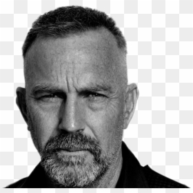 Kevin Costner Black And White - Kevin Costner Png, Transparent Png - white face png