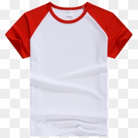 Bulk Stock In Guangzhou Factory Can Custom Logo T Shirt - Red White Shirt Png, Transparent Png - t shirt printing png