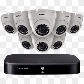 2k Super Hd 8-channel Security System With Eight 2k - Closed-circuit Television, HD Png Download - good night left side png