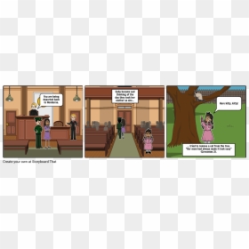 Trial Cartoon Tom Robinson Tkam, HD Png Download - lost and found png