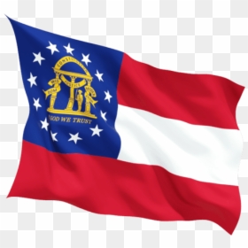 Georgia State Flag, HD Png Download - georgia flag png
