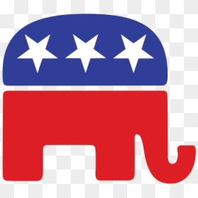 District Of Columbia Republican Party Rockdale County, - Republican Elephant Clipart, HD Png Download - georgia flag png
