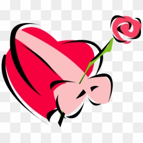 Rose Clipart Valentine"s Day - Valentine Gifts Clipart, HD Png Download - valentine clip art png