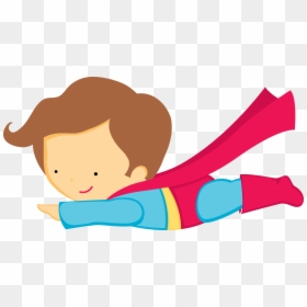 Baby Superheroes Clipart - Super Man Cute Png, Transparent Png - baby superheroes png