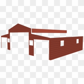Transparent Farmhouse Clipart - Roof, HD Png Download - red barn png