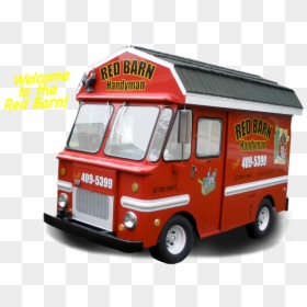 Largetruck - Red Barn Food Truck, HD Png Download - red barn png
