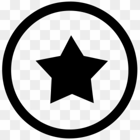Circle Star - Circle Star Icon Png, Transparent Png - circle star png
