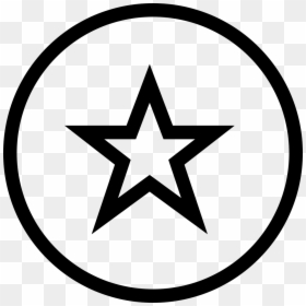 Star Circle - Tattoo Sticker, HD Png Download - circle star png