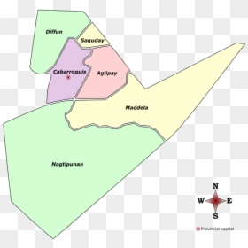 Quirino Labelled Map - Map Of Quirino Province, HD Png Download - paper map png