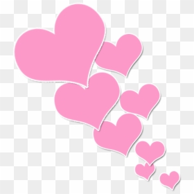 Pink Color Heart Clip Art - Clipart Pink Heart Transparent Background, HD Png Download - heart pink png