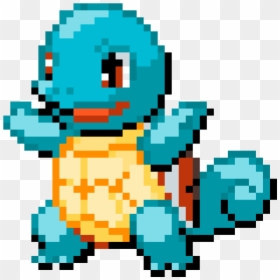 Pokemon Squirtle Pixel Gif, HD Png Download - cute squirtle png