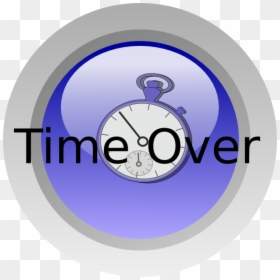 Time Over Svg Clip Arts - Time Is Over Clipart, HD Png Download - time clipart png
