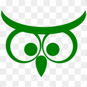 Black Owl Face Png, Transparent Png - owl face png
