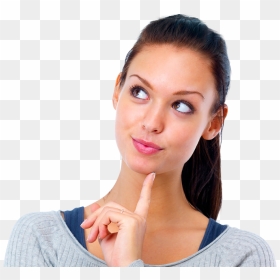Slide1-girl - Woman Thinking Png, Transparent Png - girl png