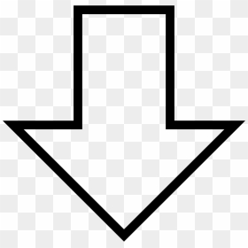 Arrow Png White - White Down Arrow Png, Transparent Png - arrow png