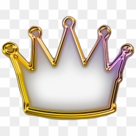 Golden Princess Crown Png Clipart - Transparent Neon Crown Png, Png Download - crown png