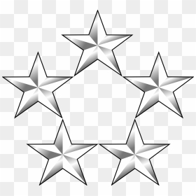 5 Star Png - Five Star General Stars, Transparent Png - star png