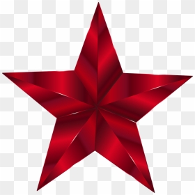 Red Iridescent Star Png - Star Glittering, Transparent Png - star png