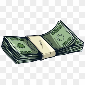11 Money Stack Vector Images - Cartoon Transparent Money, HD Png Download - money png