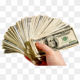 Dollar In Hand Png, Transparent Png - money png