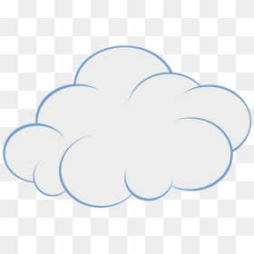 File - Cartoon Cloud - Svg - Wikimedia Commons - Animated Transparent Background Cloud Png, Png Download - cloud png