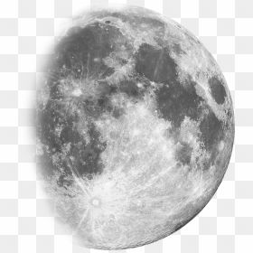 First Quarter Moon Png Waxing Gibbous Moon Png - Moon Transparent Backround Png, Png Download - moon png