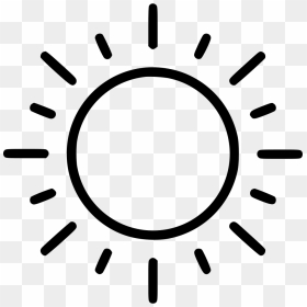 Sun Png Black And Whit - Sun Black And White Png, Transparent Png - sun png
