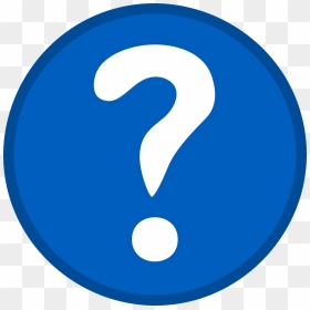 Question Mark Blue Circle, HD Png Download - question mark png