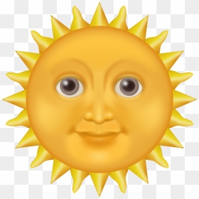 Transparent Sun Emoji Png - Sun Cute Cartoon, Png Download - vhv