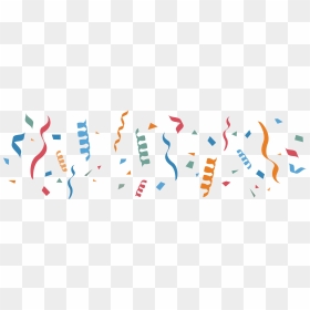 Confetti Ribbons - Confetti And Ribbons Png, Transparent Png - confetti png
