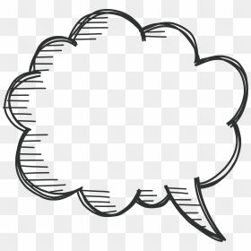 Balloon Drawing Download Hand - Transparent Speech Bubble Png, Png Download - speech bubble png