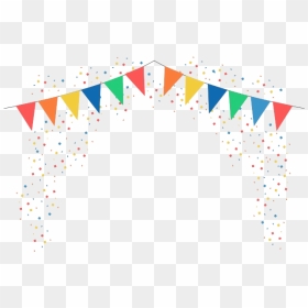 Birthday Confetti Png Image Transparent Background - Happy Birthday Banner Png, Png Download - confetti png