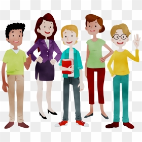 Animated Cartoon Portable Network Graphics Drawing - Group Of People Cartoon Png, Transparent Png - people png