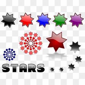 Mixed Stars Svg Clip Arts - Vector Graphics, HD Png Download - stars png