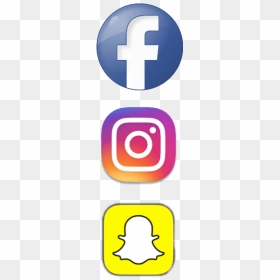 Free Png Download Facebook Instagram Snapchat Logo - Transparent Background Instagram Logo, Png Download - snapchat logo png