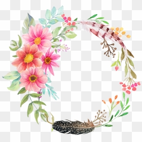 Ring Of Flowers Png, Transparent Png - frame png