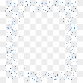 Confetti Border Png High-quality Image - Transparent Blue Confetti Png, Png Download - border png